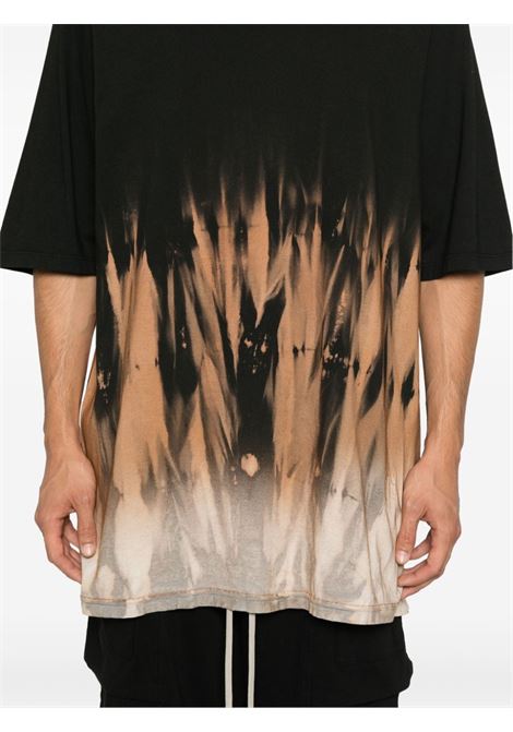 Jumbo SS T-shirt in nero di Rick owens drkshdw - uomo RICK OWENS DRKSHDW | DU02D2274RNSUN0983